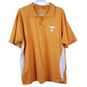 FLAWED University Tennessee Volunteers Polo Shirt Size XL Soft Cotton Jersey